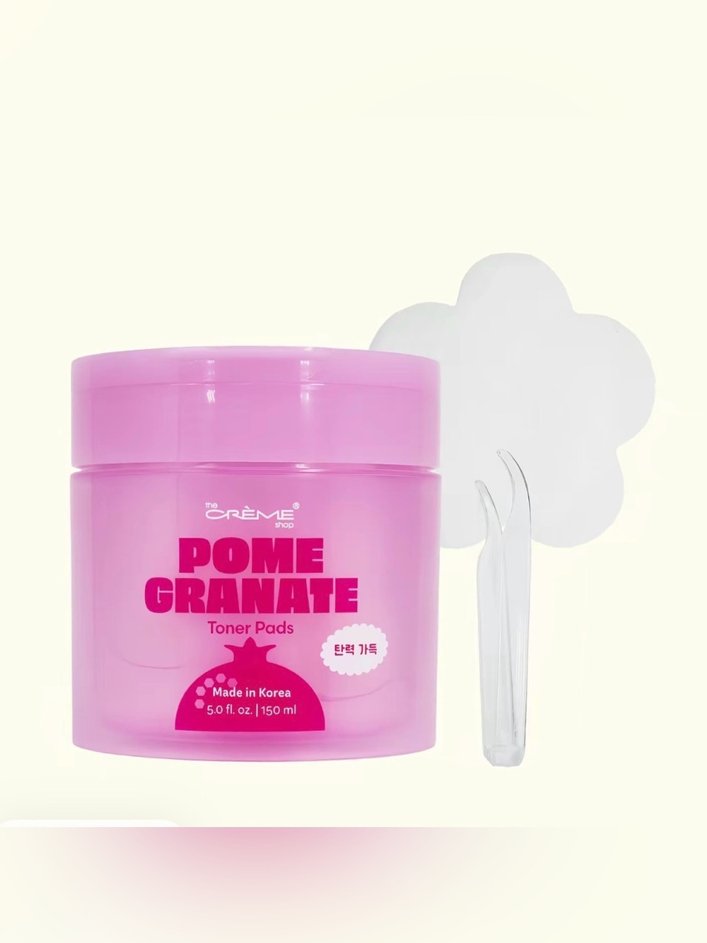 The Crème Shop Pomegranate Toner Pads  Exfoliating Pads